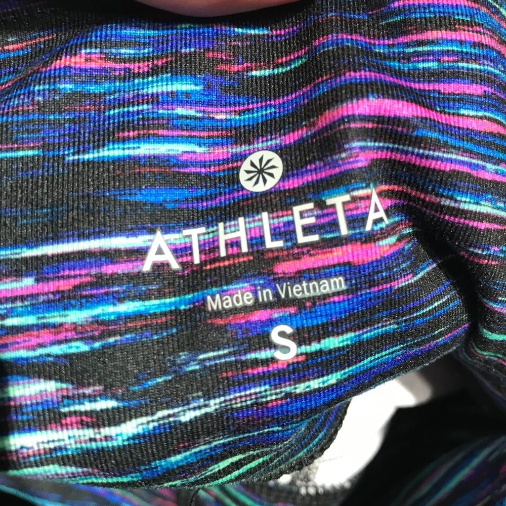 Athleta: Good Condition Multicolored Leggings - image 3
